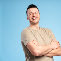 hurde wurker lachend